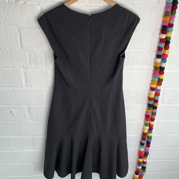 Rebecca Taylor Cap Sleeve Bow Ruffle Preppy Dress 8 - Picture 9 of 9